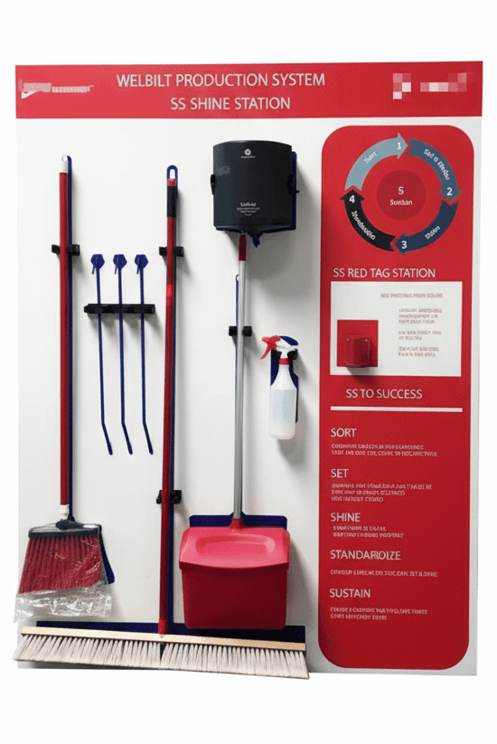 Visual Management Cleaning Station Sign 2